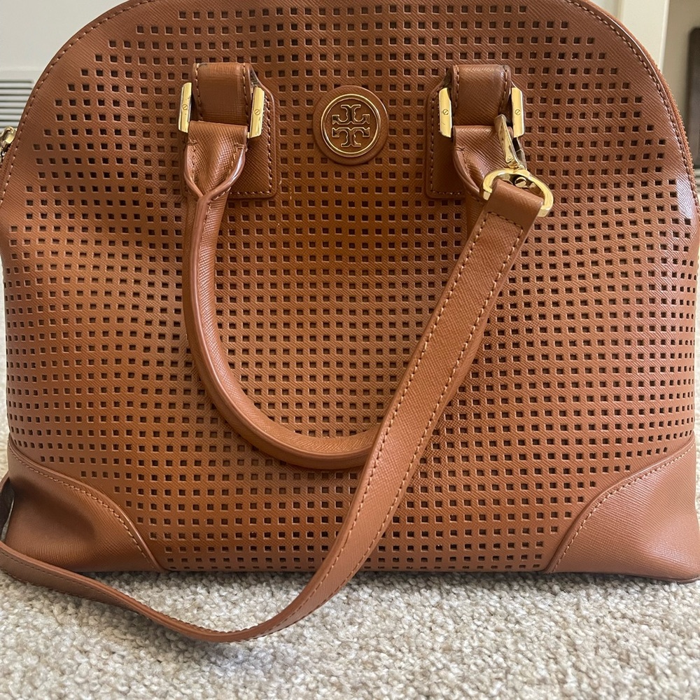 Tory Burch Perforated Leather Purse